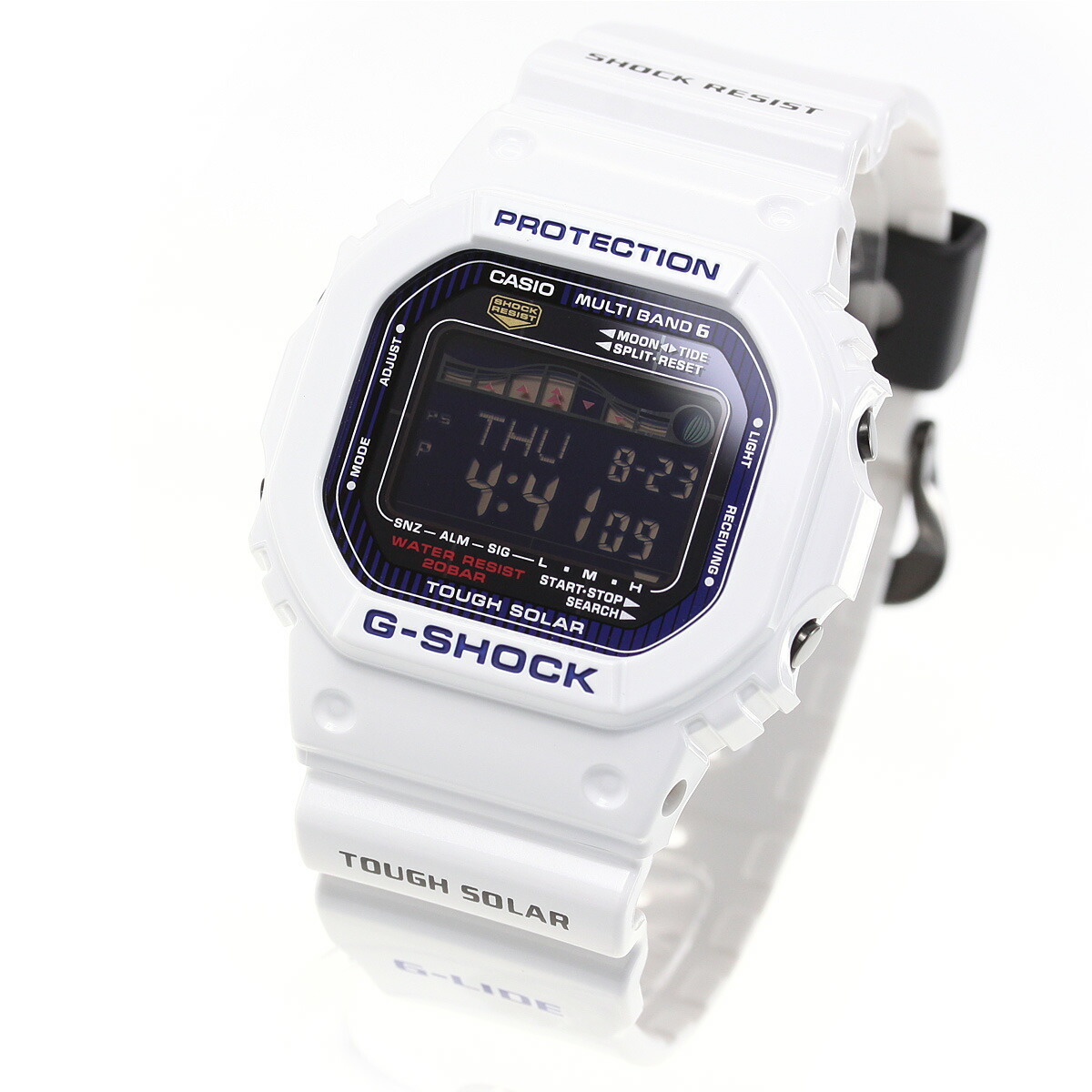 G-SHOCK 電波 ソーラー 電波時計 ホワイト 白 カシオ Gショック G