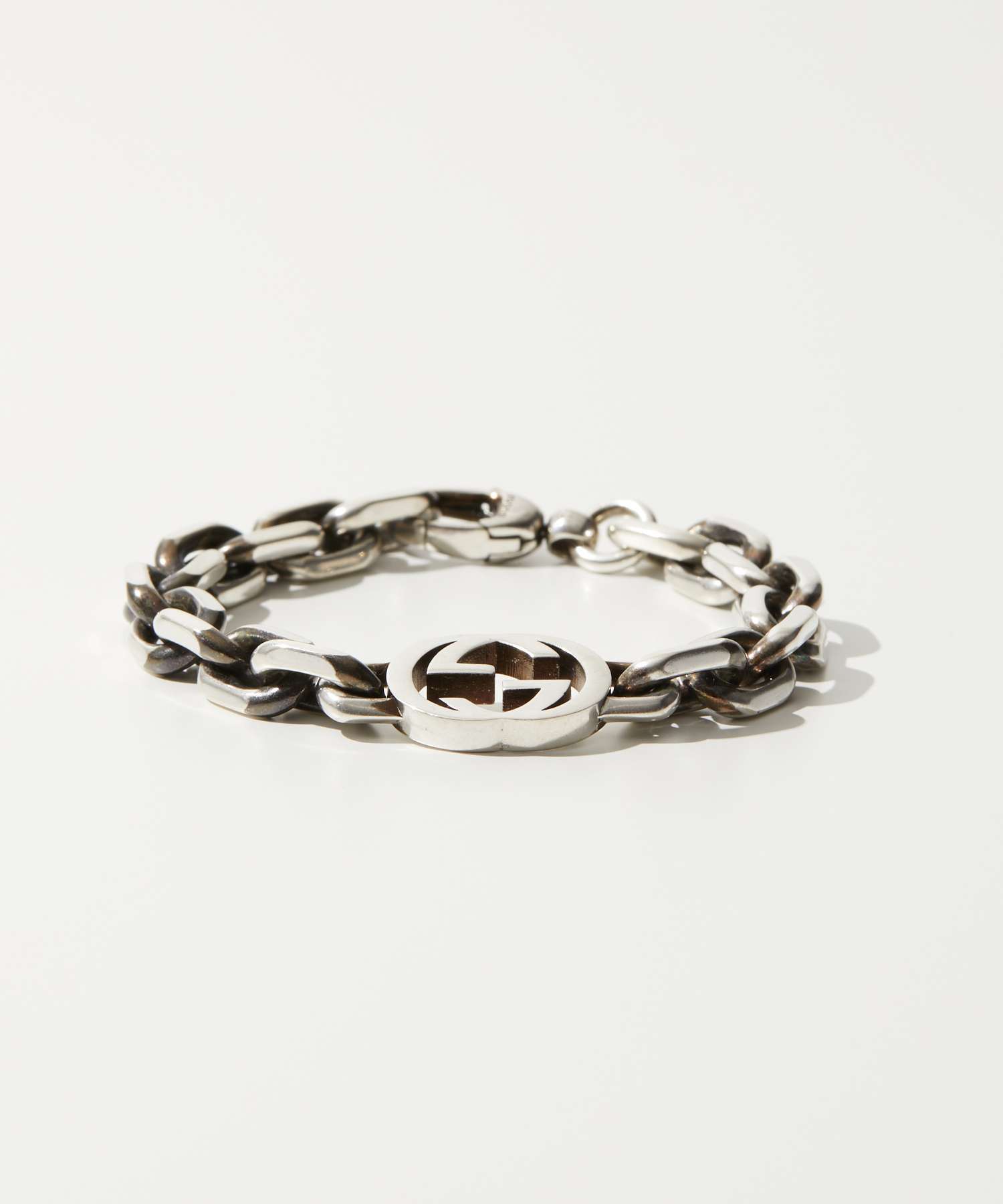 グッチ GUCCI 627068 J8400 ブレスレット INTERLOCKING G BRACELET L