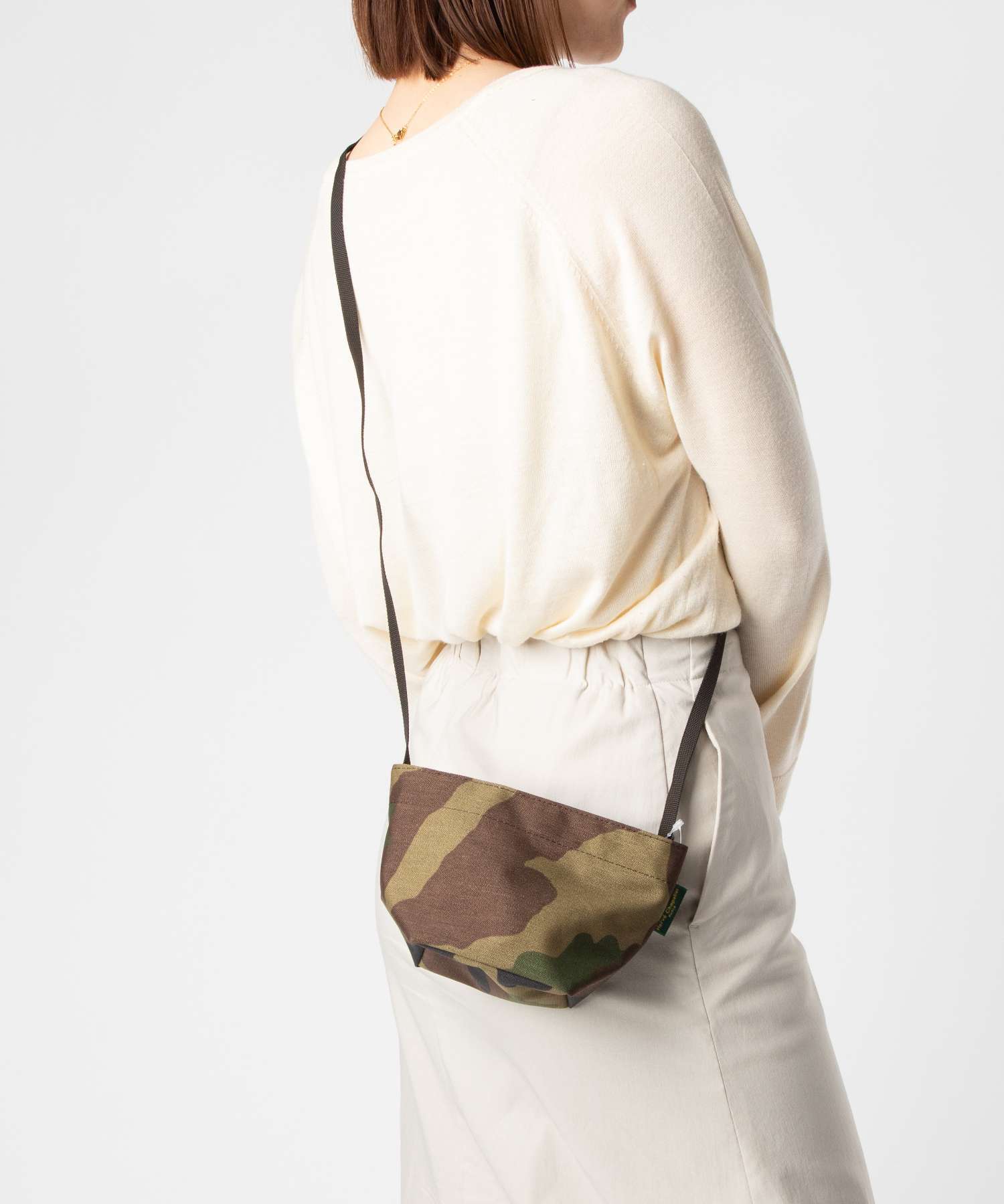 エルベシャプリエ Herve Chapelier Mini tote square bottom ナイロン