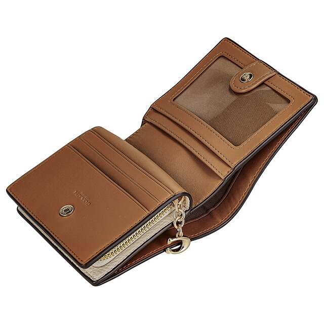 コーチ 二つ折り財布 レディース ブランド COACH レザー C2862 IMCHK 1