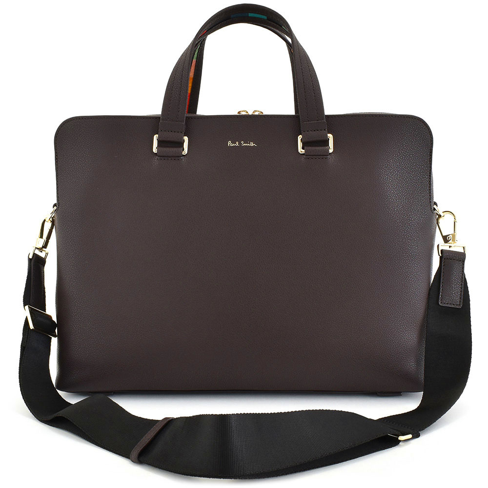 ポールスミス バッグ ビジネスバッグ 2wayバッグ 茶(ブラウン) Paul