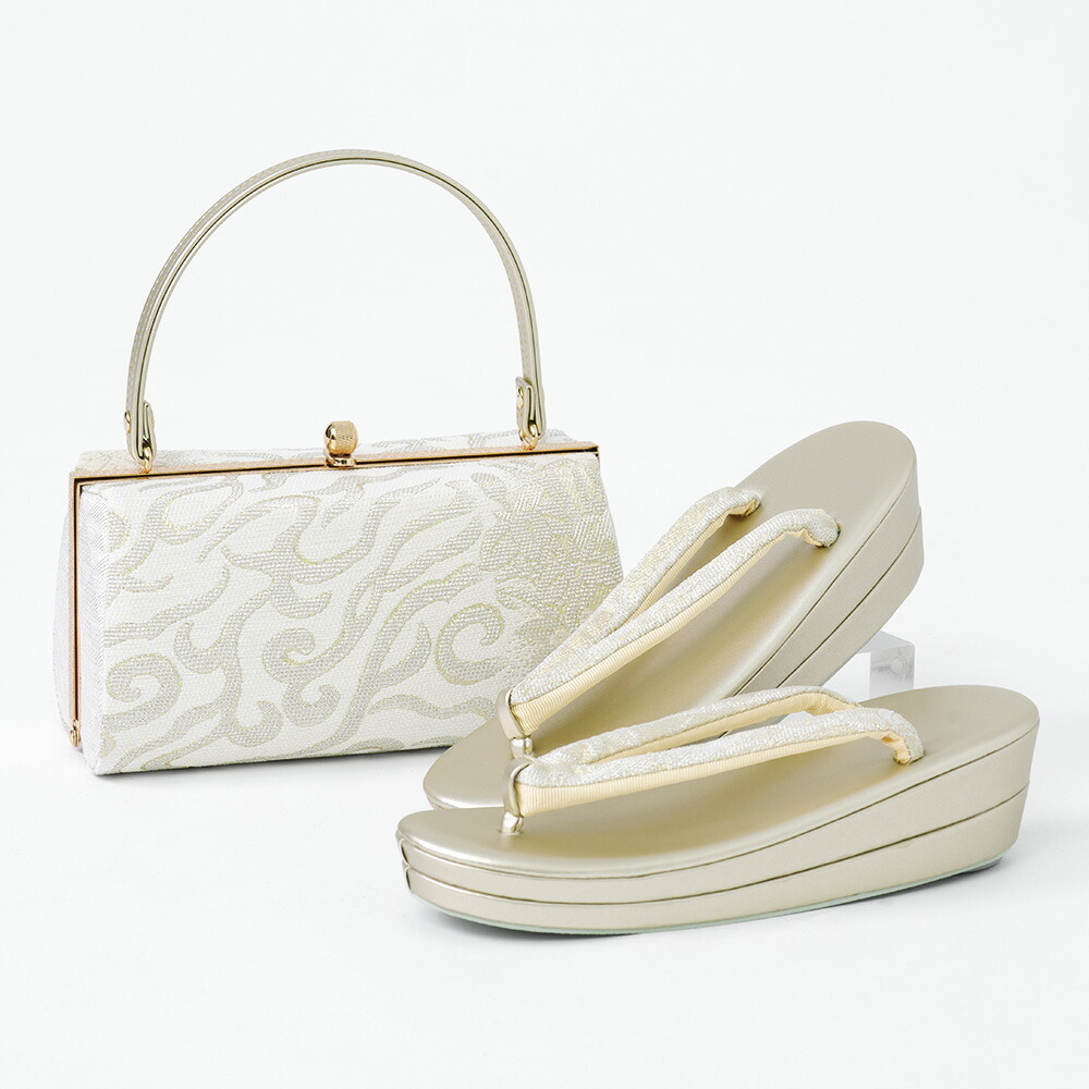 草履バッグセット 礼装 西陣織 帯地 【 草履 バッグ 着物 セット 和装