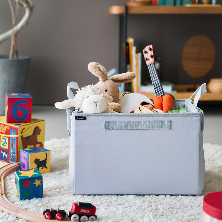 プレイマットにもなるおもちゃ収納 タワー 山崎実業 10169 10170 tower