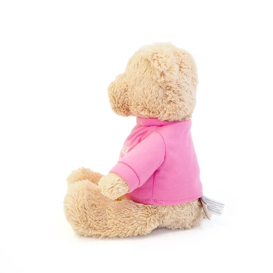 アメリカ90s 作家 ハンドメイド 30cm越え テディベア ピンク ビッグ