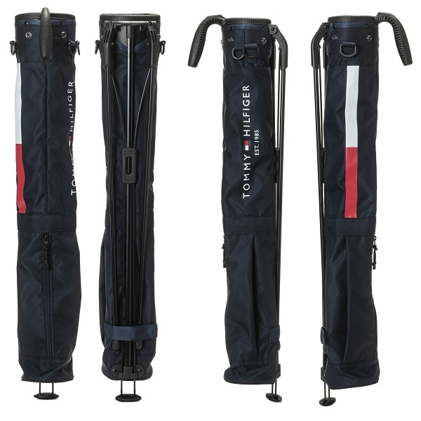 トミーヒルフィガー ゴルフ セルフスタンドバッグ シグネチャー クラブ