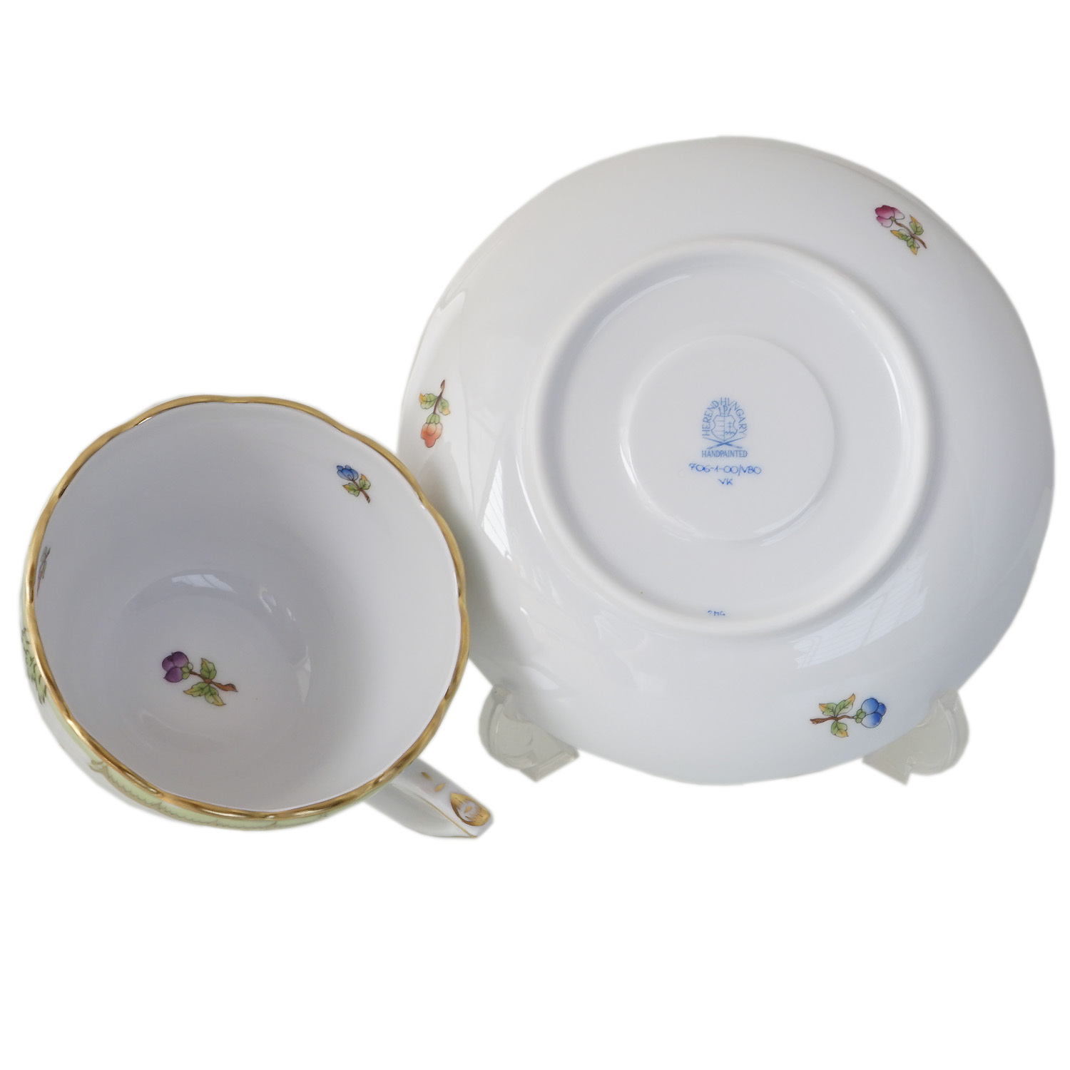 ヘレンド HEREND ティーカップ&ソーサー ヴィクトリア・ブーケ 洋食器