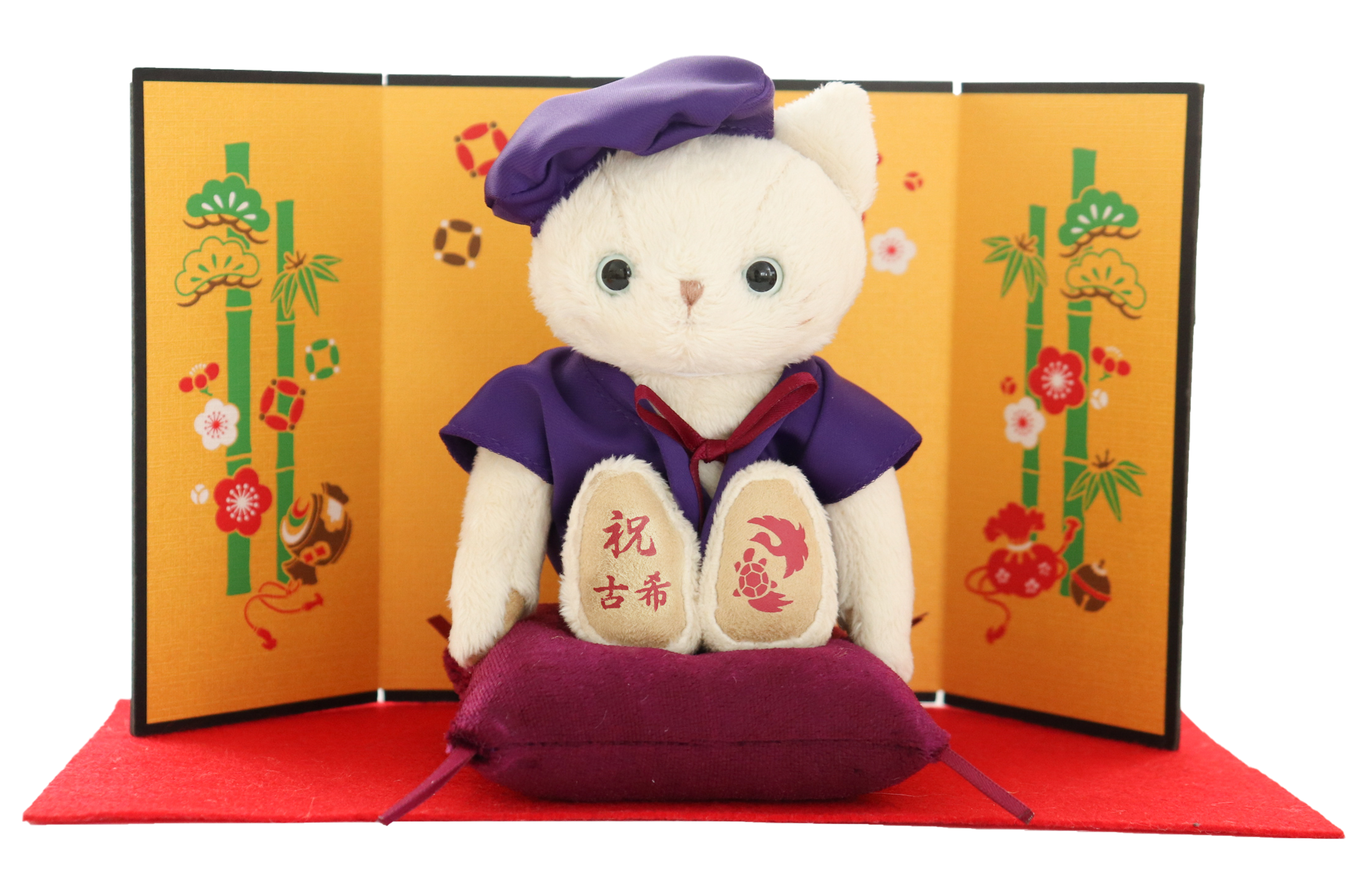 喜寿祝い 傘寿祝い 卒寿祝い 古希祝い 女性 【金屏風 華やかにお祝い