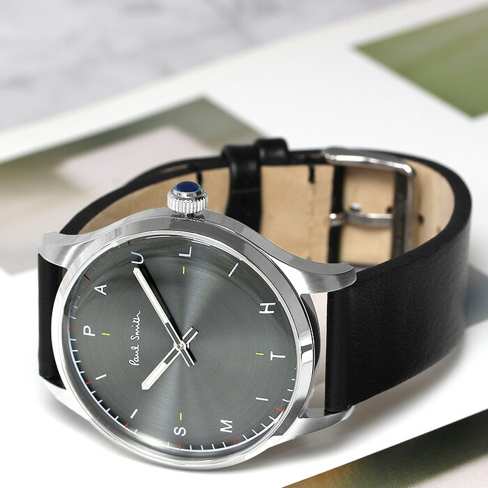 ポールスミス Paul Smith 腕時計 メンズ 革ベルト 41mm レザー