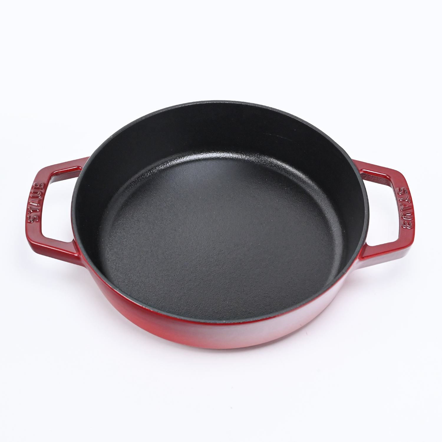 ストウブ staub 両手フライパン 20cm ラウンド スキレット チェリー