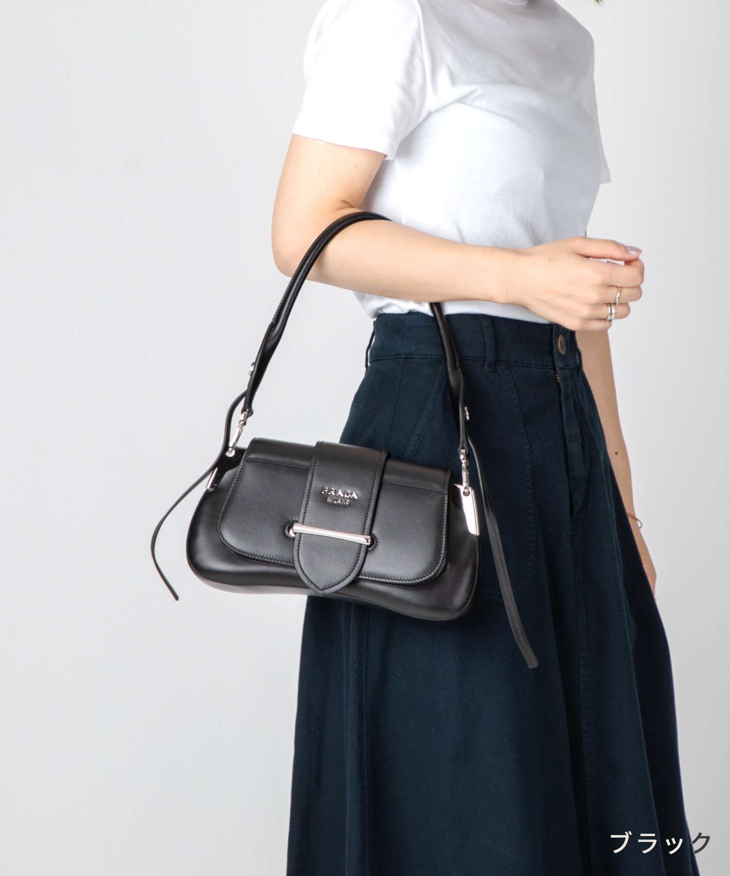 プラダ PRADA 1BD168 2AIX ショルダーバッグ シティカーフ レディース