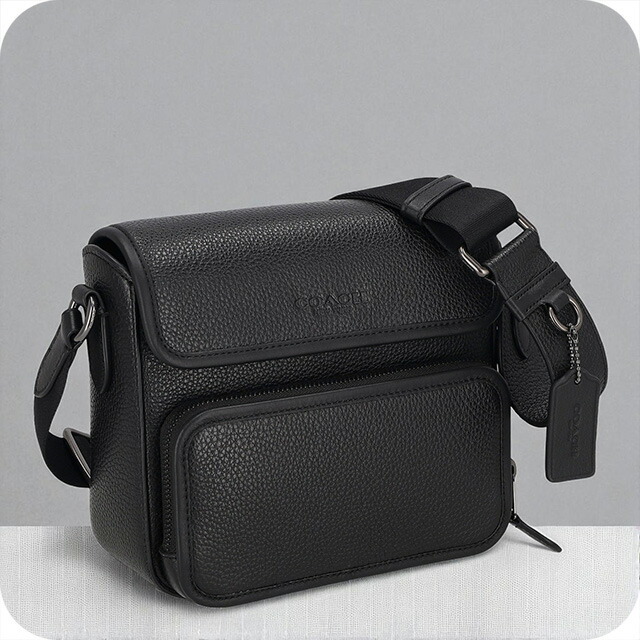 コーチ ショルダーバッグ メンズ ブランド COACH レザー CY800 QB BK