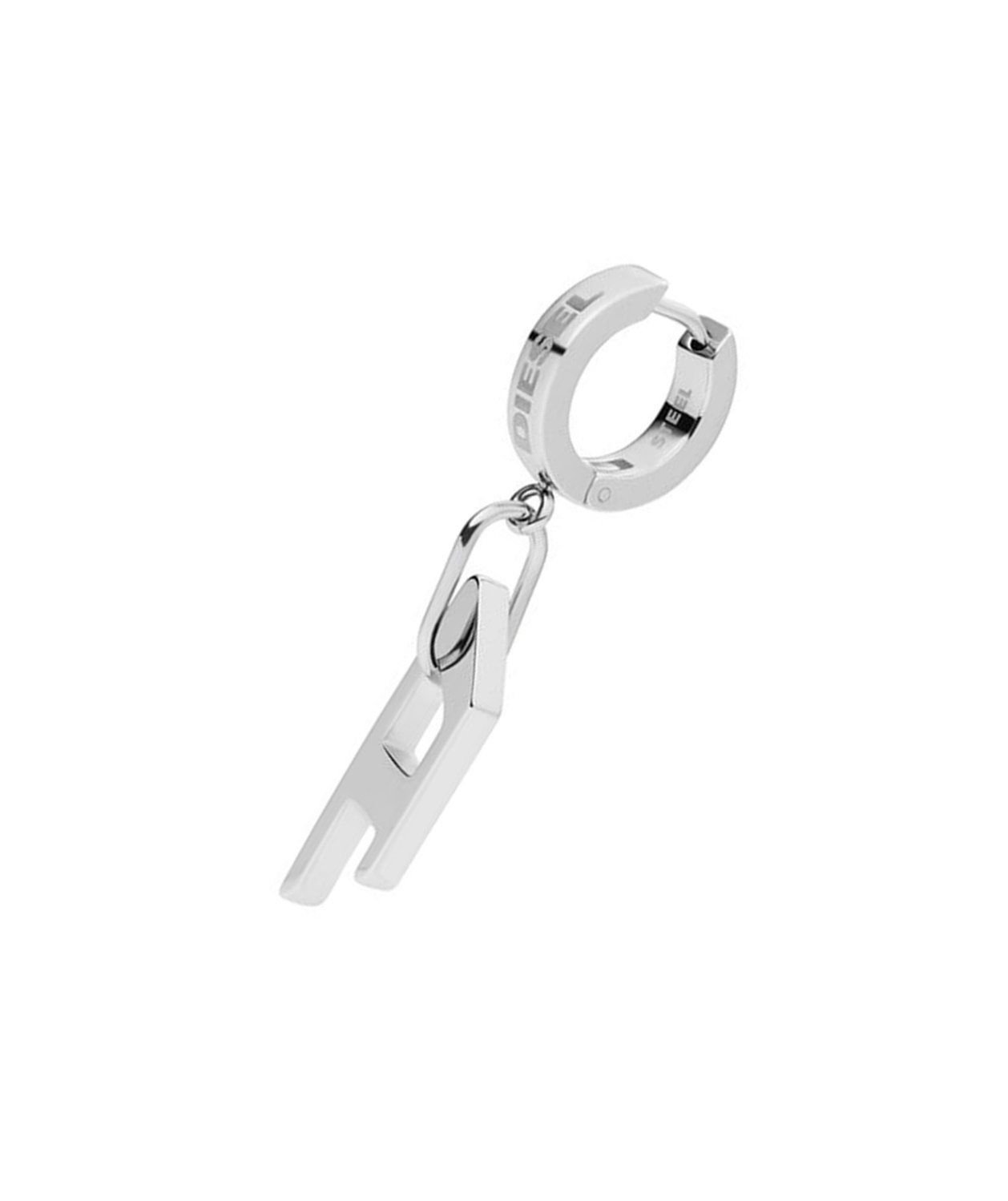 DIESEL ディーゼル メンズ 片耳用 フープピアス DX1336040 シルバー