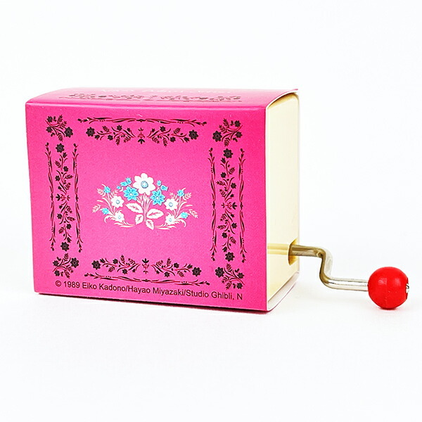 ジブリ 魔女の宅急便(ジジ) フローラル 手巻きオルゴール