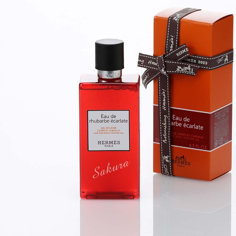 Hermes エルメス ヘア＆ボディ シャワージェル オー ドゥ ルバーブ