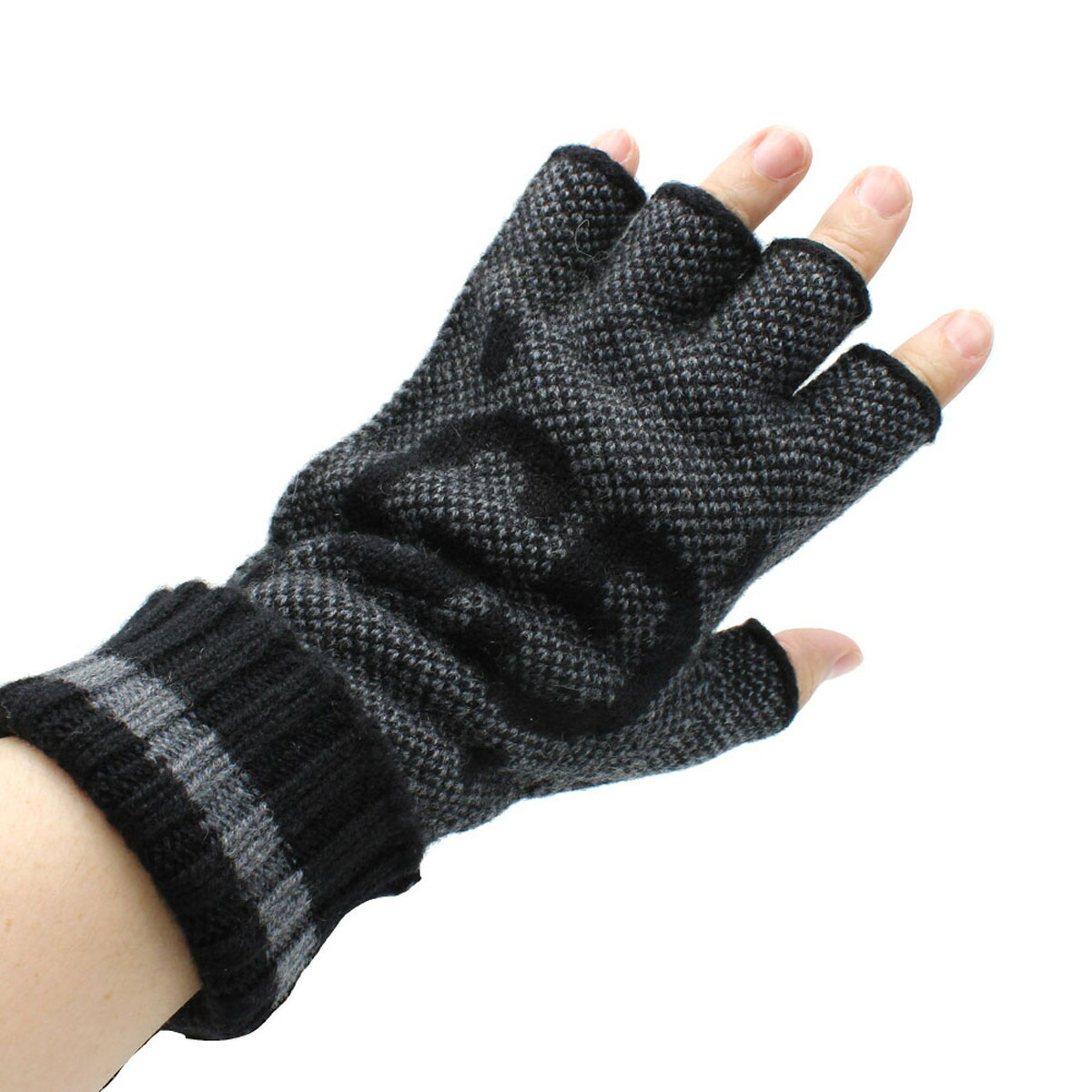 グッチ GUCCI カシミア フィンガーレスグローブ 手袋 726586-4GABX