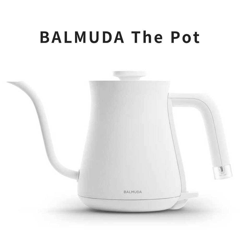 BALMUDA The Pot White バルミューダ 電気ケトル 600ml ケトル ポット