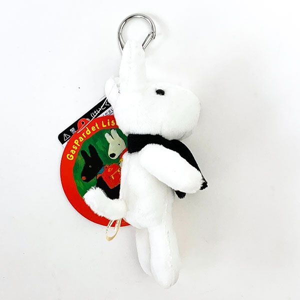 リサとガスパール リサ モノクロ キーチェーン マスコット