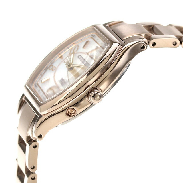 シチズン クロスシー サクラピンク（R） エコドライブ電波 チタン