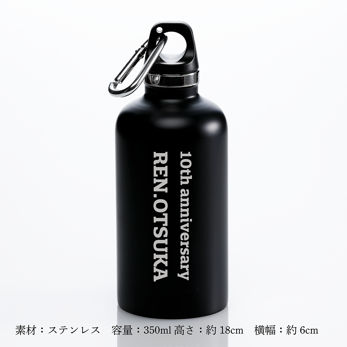 PRADA プラダ ステンレススティールウォーターボトル 350ml ブラック