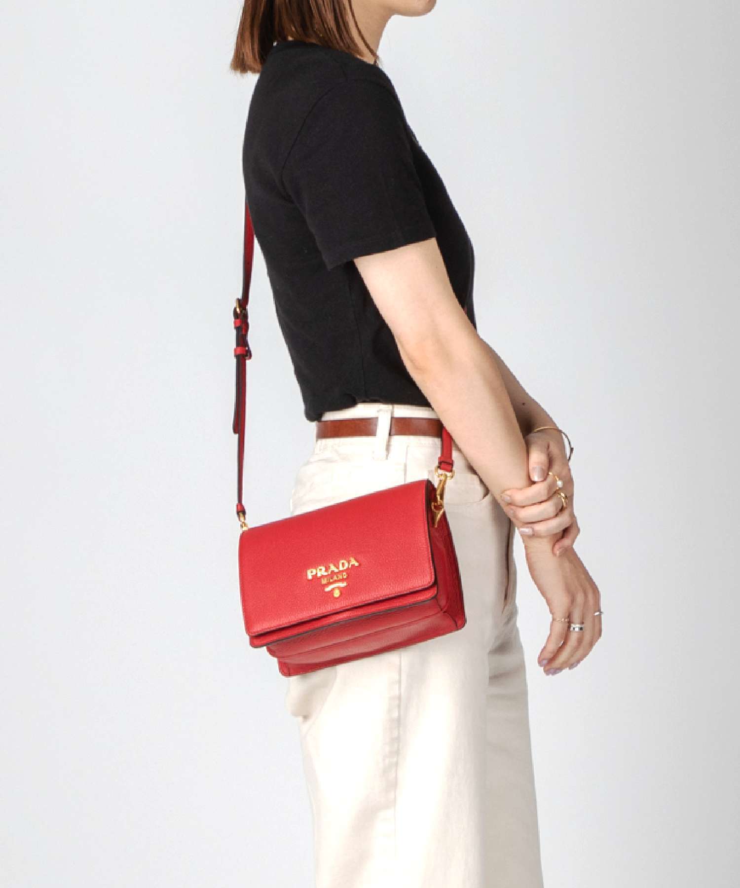 プラダ PRADA 1BD102 2BBE F0011 ショルダーバッグ レディース バッグ