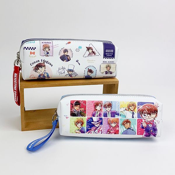 名探偵コナン ペンポーチ チラシ ペンケース ツインファスナー 筆箱