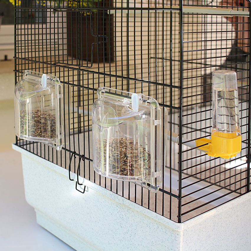 イタリアferplast社製 鳥かご おしゃれ カント ブラック Cant Black 鳥