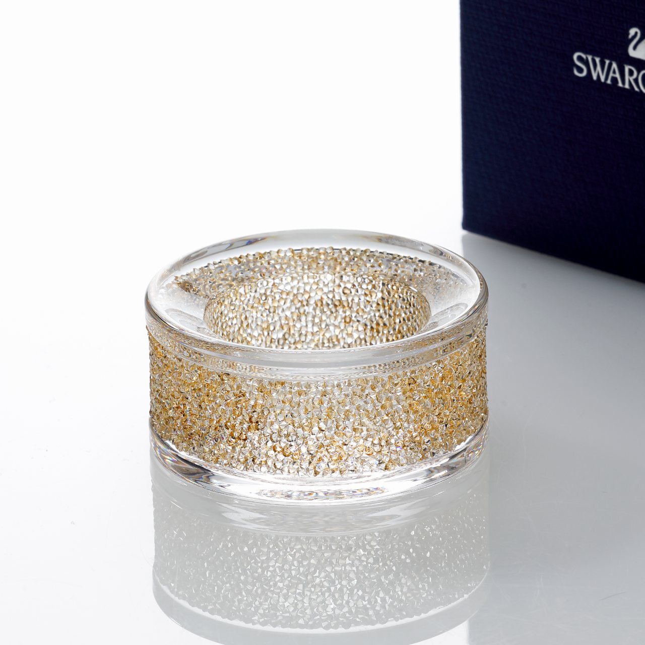 SWAROVSKI スワロフスキー SHIMMER シマー ティーライト ゴールド 名