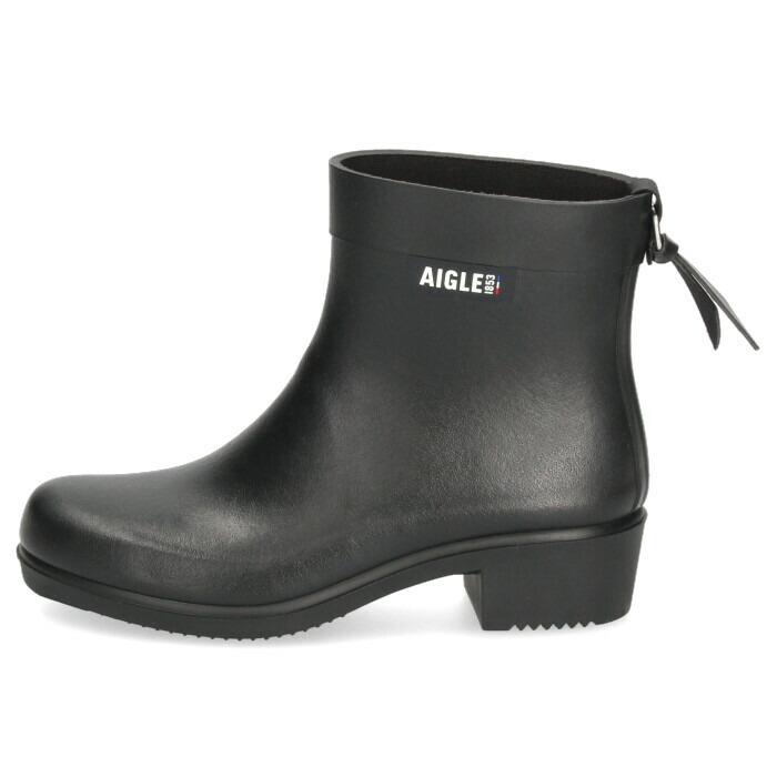 エーグル レインブーツ レディース ショート アンクル丈 長靴 ヒール