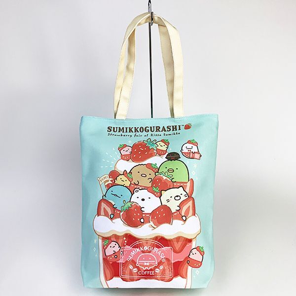 すみっコぐらし トートバッグ いちご すみっコ バッグ すみっこぐらし
