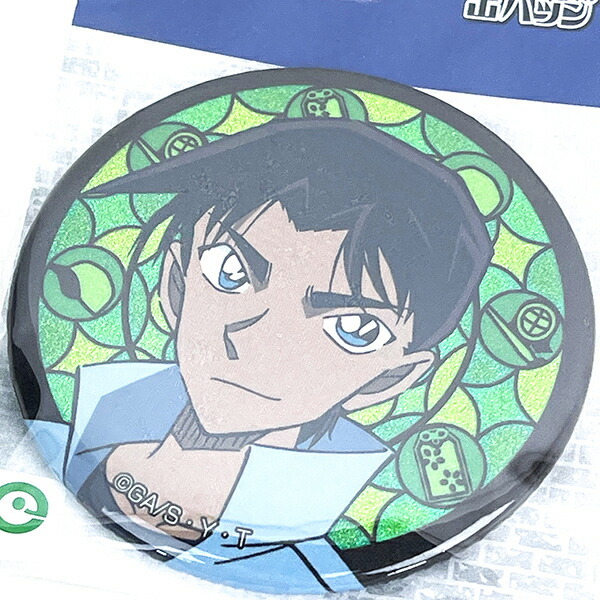 名探偵コナン 服部平次 グリッター缶バッジ vol.2 日本製