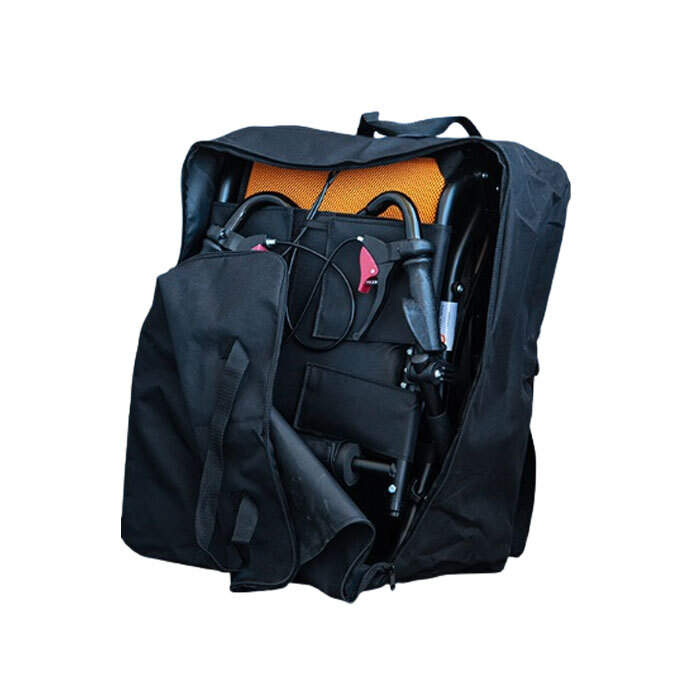 車椅子 軽量 コンパクト 通販 ナイスウェイ 10 介助式車椅子 オレンジ