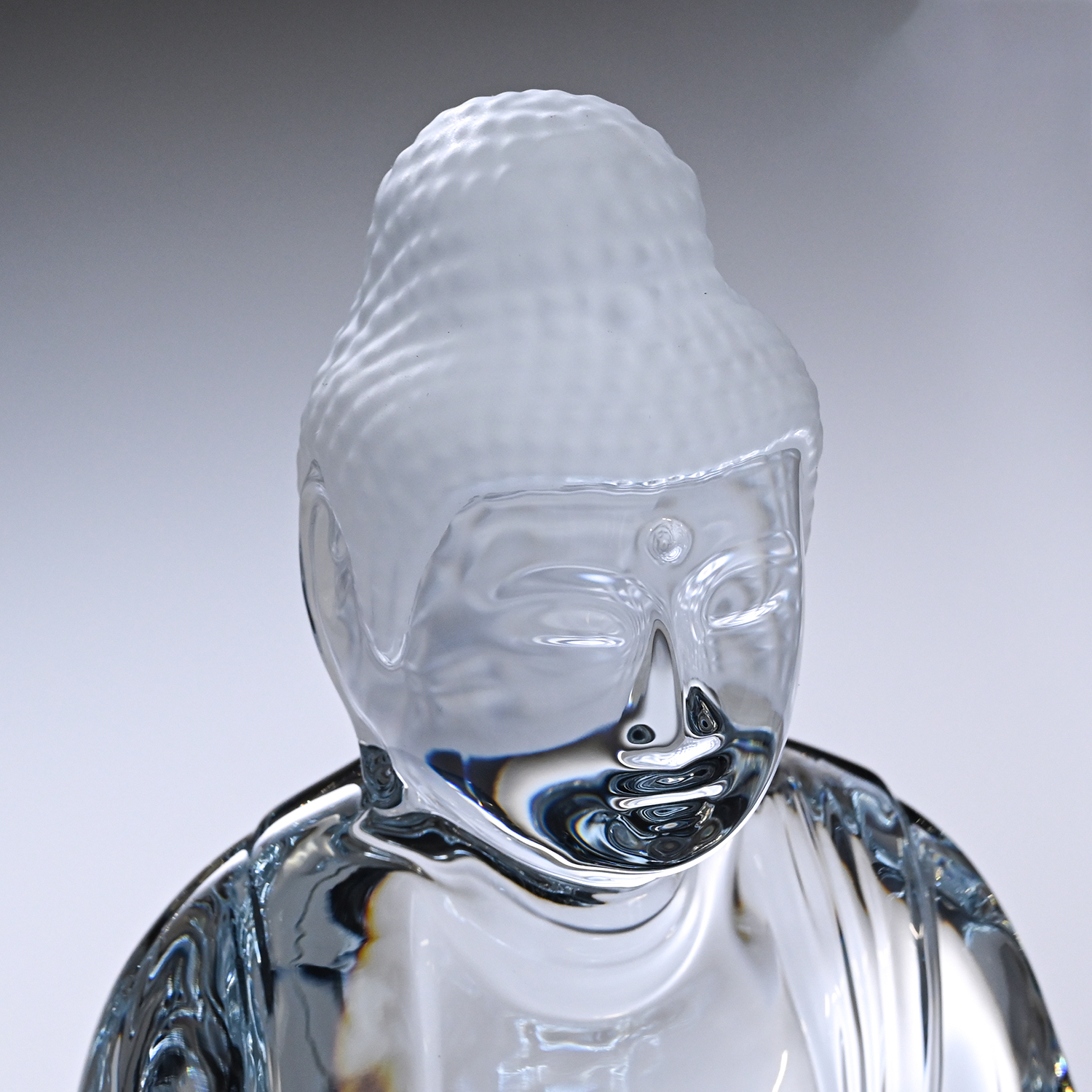 名入れ無料】 バカラ Baccarat クリスタルフィギュア ブッダ 仏陀 BY