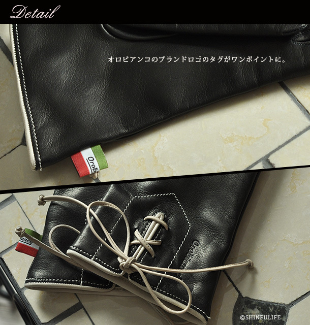 イタリア製 手袋 レディース 革 ブランド オロビアンコ Orobianco 本革