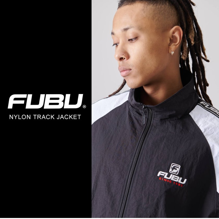 FUBU フブ ジャケット メンズ 長袖 ナイロンジャケット ブルゾン