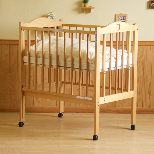 日本製 ベビーベッド 「NEWファンシーミニ」 ハイタイプ