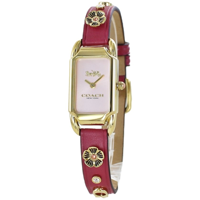 コーチ 腕時計 手表 小さめ レディース 母の日 ケイディ 長方形 四角