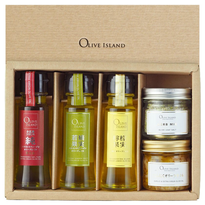 調味料ギフト 小豆島産100%「純」EXV・若摘果実EXV・檸檬果実オリーブ