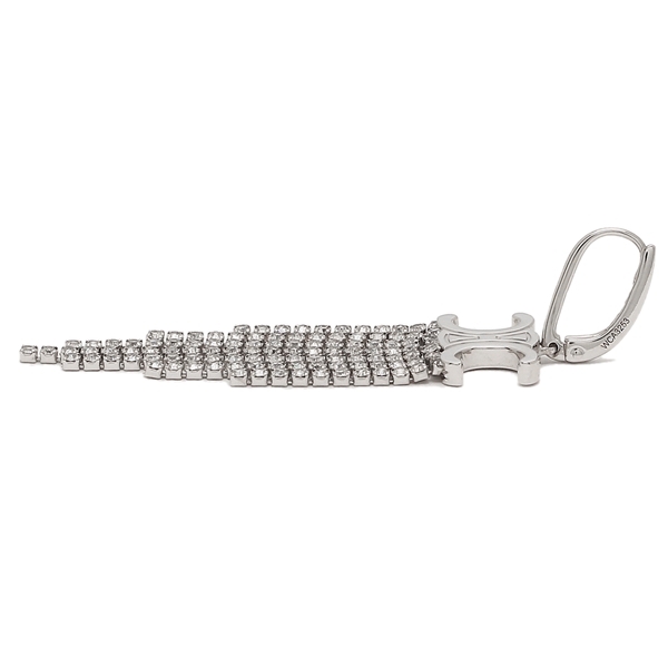 セリーヌ ピアス トリオンフフリンジ 片耳 シルバー ユニセックス