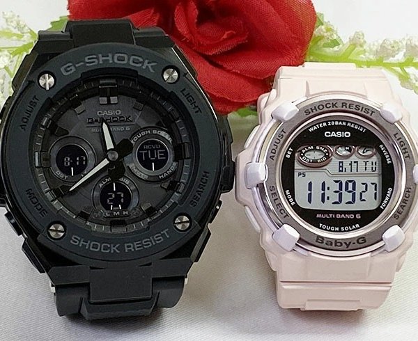カシオ 恋人たちのGショック ペアウォッチ G-SHOCK GST-W300G-1A1JF