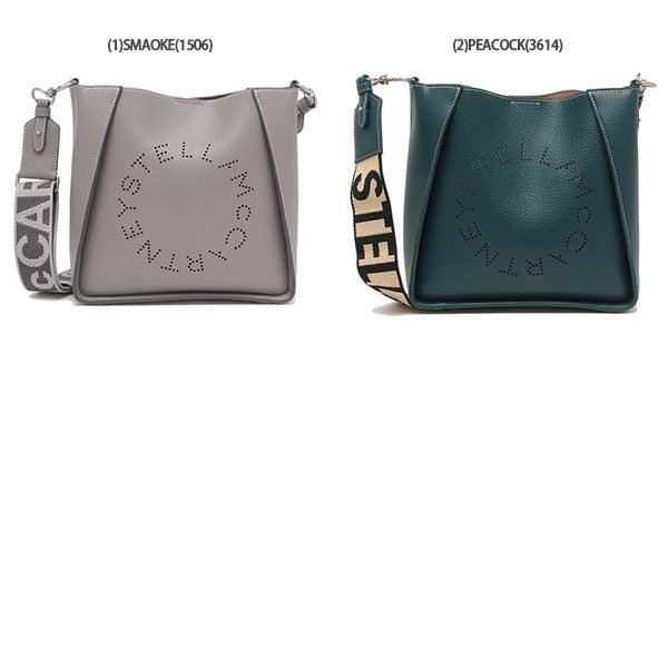 ステラマッカートニー ショルダーバッグ ロゴ グレー レディース