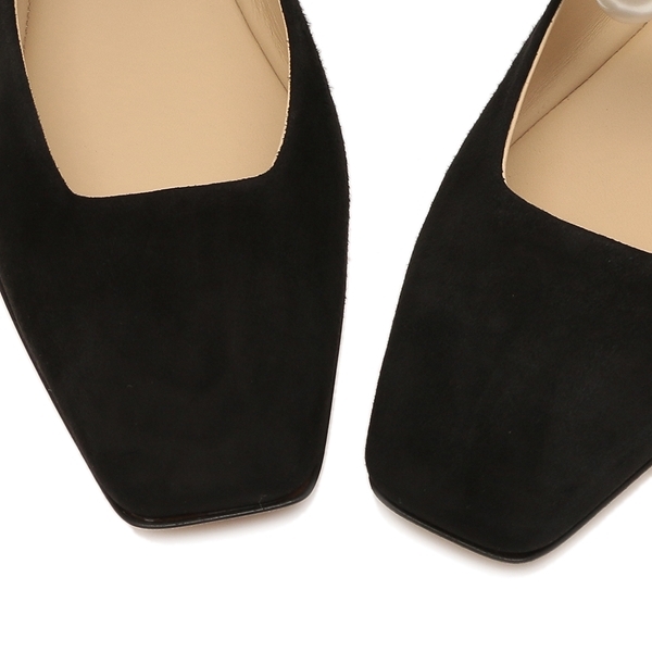 ジミーチュウ バレエシューズ フラットシューズ アデフラット ブラック