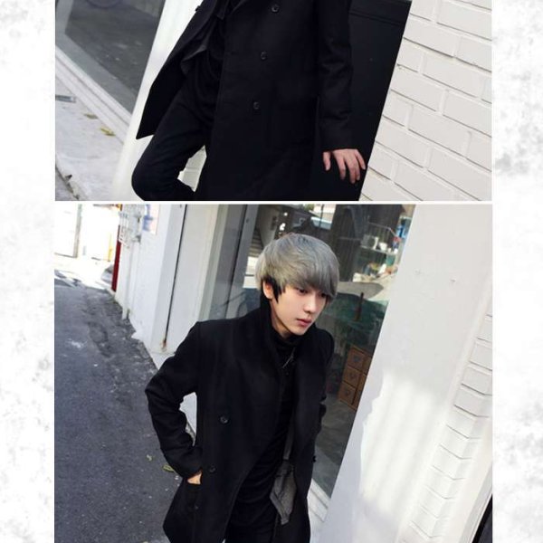 ロングPコート メンズ メルトン コート ロングコート Beno（ビーノ