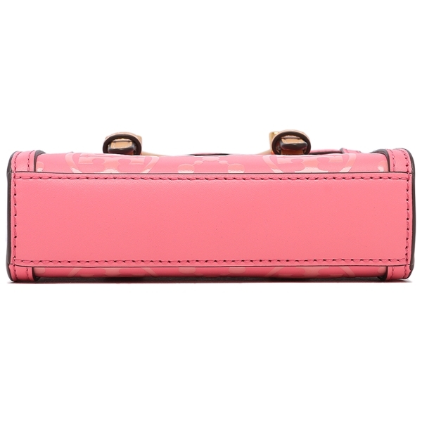 トリーバーチ ハンドバッグ ショルダーバッグ モノグラム ピンク