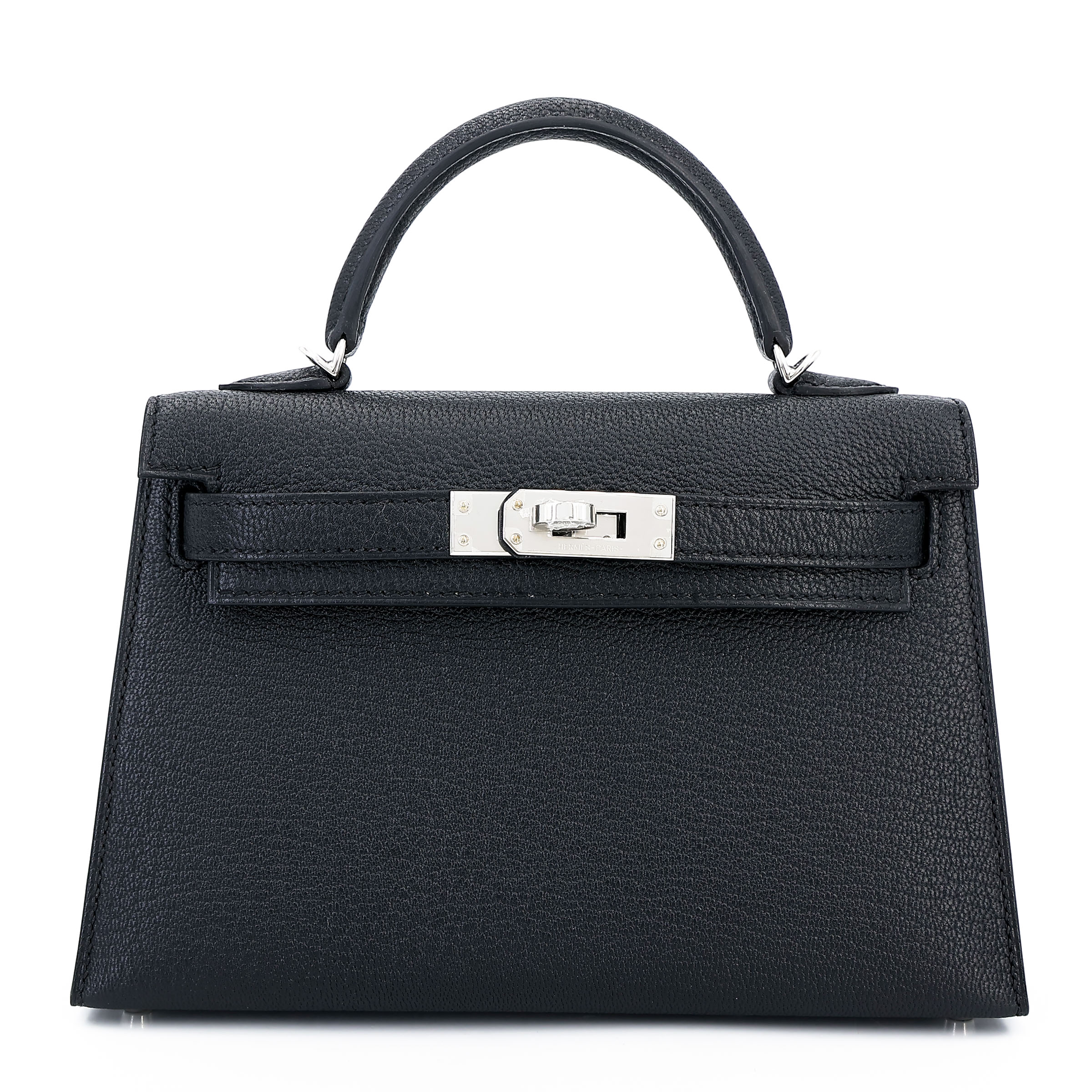 ランク N 新品 HERMÈS エルメス ミニケリー2 ヴェルソ ブラック (89