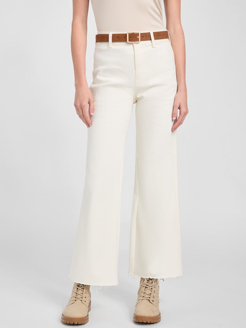 Sandie Denim Wide Leg Pants | GUESS Factory
