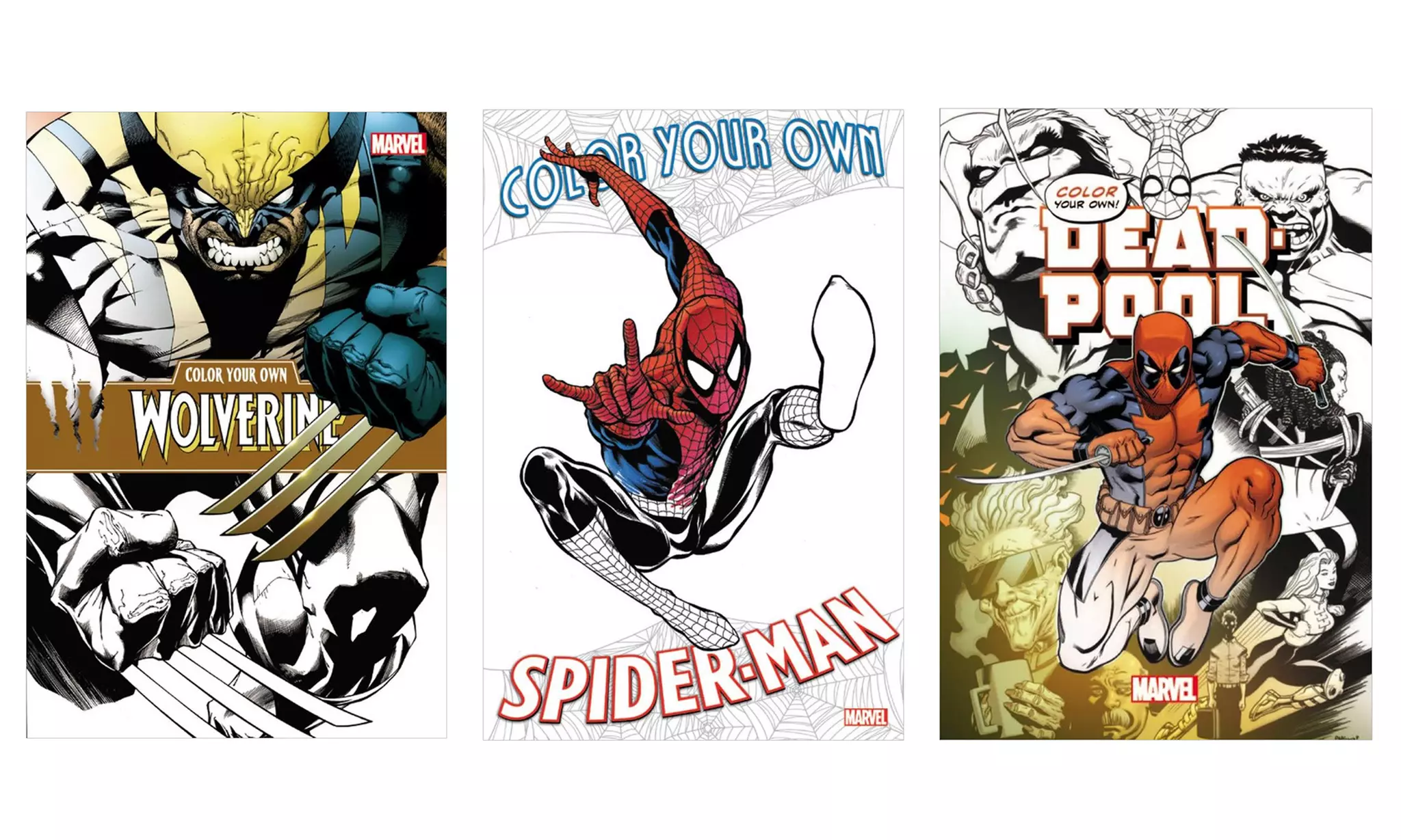 Superhero Coloring Book (3-Pack) | Groupon Goods