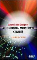 Microwave and RF circuits : analysis, synthesis, and design