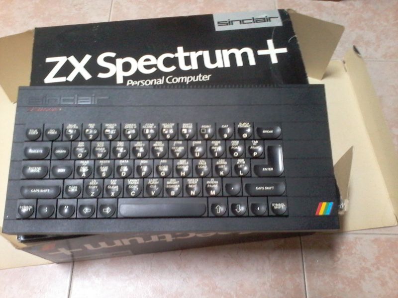 old - My first personal computer in 1988: the ZX Spectrum +. 48