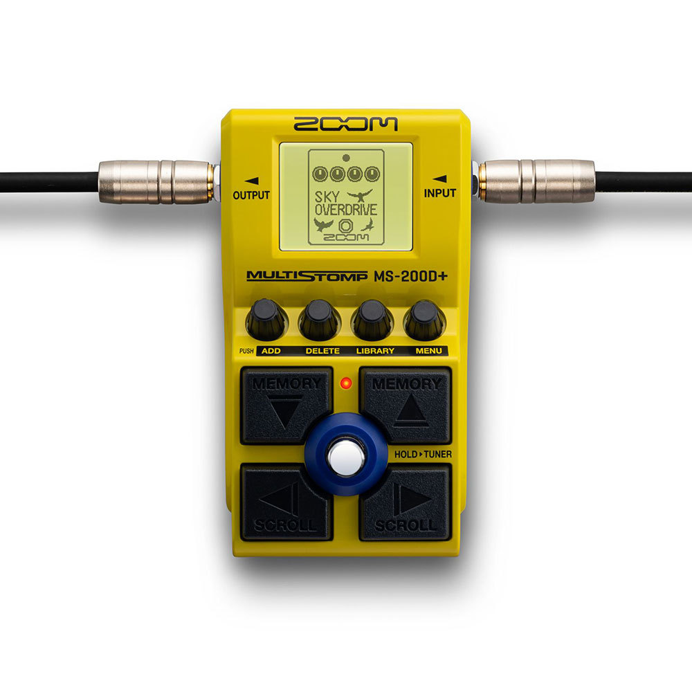 ZOOM MultiStomp MS-200D+ ギター マルチエフェクター 歪み専用マルチ