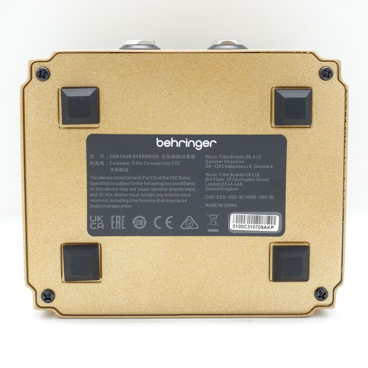 BEHRINGER CENTAUR OVERDRIVE（中古）【楽器検索デジマート】